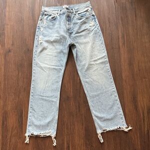 nuuds Light Blue Straight Leg Jeans